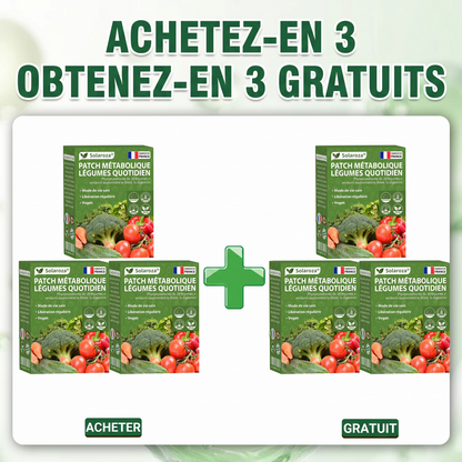 🥦Solaroza® | Patchs Métabolisme Bio-Nutriments – Complexe 39 Légumes & Super-aliments