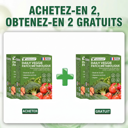 🥦Solaroza® | Patchs Métabolisme Bio-Nutriments – Complexe 39 Légumes & Super-aliments