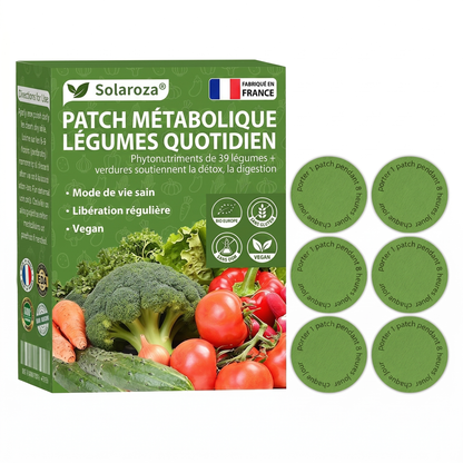 🥦Solaroza® | Patchs Métabolisme Bio-Nutriments – Complexe 39 Légumes & Super-aliments